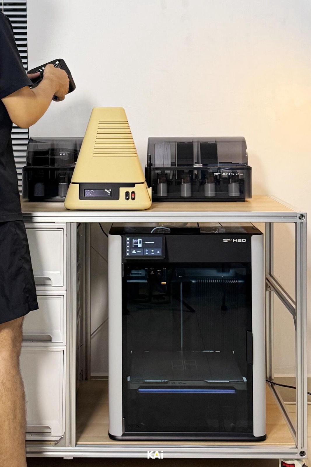 论3D打印机工作台，只有铝型材和其他 图5